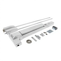 Dispositif de sortie vertical en acier inoxydable 304 peint ignifuge, 650 mm/800 mm/1000 mm, personnalisé pour porte à double battant