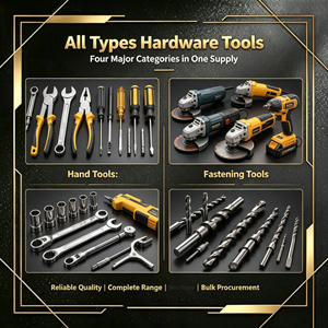 Tous types d'outils de quincaillerie, outils à main, forets de fixation électriques, fourniture complète d'outils à main comprenant des clés, des pinces, des tournevis - Product Image 2