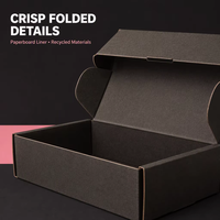 Boîtes en papier kraft avec logo personnalisé Carton ondulé pliant finition brillante Emballage en carton dur hexagonal 2mm gaufrage