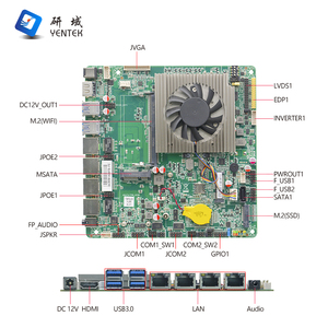 4 LAN Intel i5 7267u Mini ITX 2 COM DDR4 HD VGA LVDS EDP Win10 Linux 8 USB Máy tầm nhìn tường lửa máy chủ công nghiệp Bo mạch chủ - Product Image 5