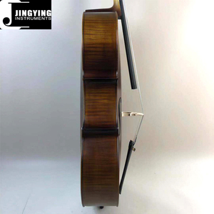 2024 Instruments à cordes de musique Jingying, JYCE-E400 nouveau <span class=keywords><strong>violoncelle</strong></span> d'étudiant en érable flammé en <span class=keywords><strong>bois</strong></span> massif de style coréen - Product Image 6