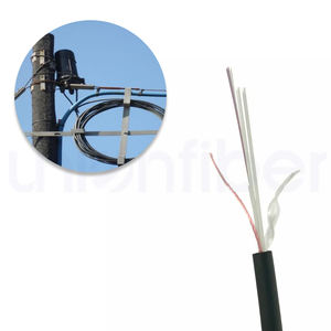 Câble à fibres optiques extérieur Mini ADSS/ASU, <span class=keywords><strong>fournisseur</strong></span> de câbles à fibres optiques, 1-12/24 cœurs, câble optique extérieur ASU - Product Image 1