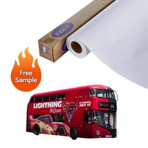 Vinyle autocollant imprimable imperméable à séchage rapide, vinyle blanc permanent 120g 140g brillant mat, vinyle PVC éco-solvant en rouleau - Product Image 3