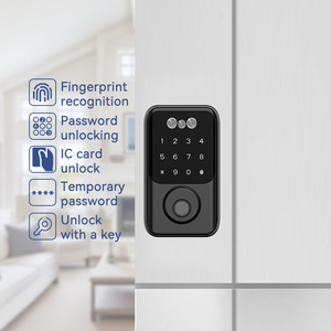 Kasman nguồn giá chốt cửa khóa không thấm nước điều khiển từ xa không dây ngón tay in điện tử thông minh khóa - Product Image 4