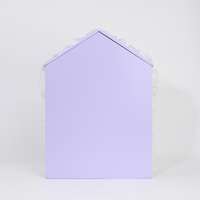 IIECREATE bricolage Miniature meubles en bois maison de poupée ensemble avec boîte de rangement modèle éducatif jouet pour enfants