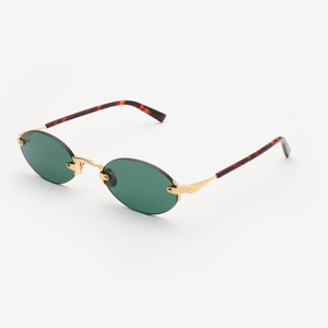Occhiali da Sole Lmamba <span class=keywords><strong>di</strong></span> Lusso Senza Montatura Design Ovale Protezione UV400 Logo Personalizzato Stile Retrò per <span class=keywords><strong>Uomo</strong></span> e <span class=keywords><strong>Donna</strong></span> - Product Image 3