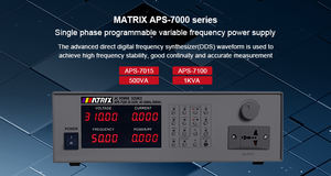 Alimentation électrique CA à fréquence variable MATRIX à sortie unique 500VA/1000VA 4.2A/8.4A, entrée 220V, sortie 0-310VAC, court-circuit - Product Image 4