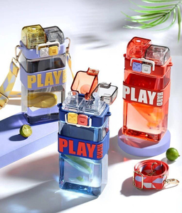 Double <b>Drinking</b> Design Multiple Locking Double Drink Cup 760ml Eco-Friendly Dishwasher Safe Kids Water <b>Bottle</b> Outdoor - Product Image 2