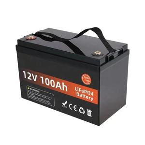 Isi ulang 12.8v 24v paket penyimpanan energi surya Lithium Ion kereta Golf 12v 200ah 100ah Lifepo4 50ah 80ah 150ah 300ah 180ah - Product Image 6