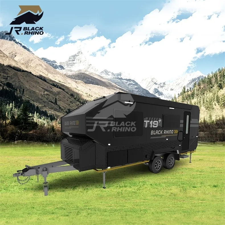 Kaufen Sie großen halb-gelände- 4 × 4-Wohnmobil Reisemobil 19-Fuß-Mini-Wohnwagen zum Campen und Reisen für Gelände-Abenteuer