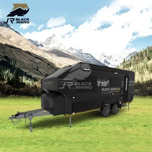 Acheter Grand Semi-Off-Road 4X4 Motorhome RV 19Ft Mini Caravan pour le camping et les voyages pour les aventures hors route