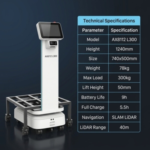 <span class=keywords><strong>Robot</strong></span> mobile autonome AutoXing AX812 L300, capacité de levage de 300 kg, ultra-lourd, SLAM, LiDAR 40 m, pour usine, entrepôt, industrie - Product Image 2