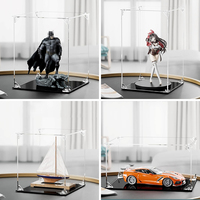 Boîte de présentation transparente en acrylique écologique pour objets de collection pour la maison pour Lego Alternative Glass Case Display Figures