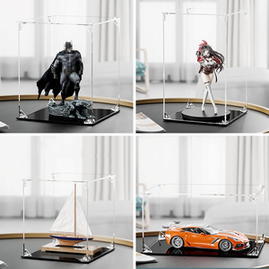 Thân thiện với môi rõ ràng Acrylic Hộp hiển thị cho sưu tầm cho nhà cho LEGO thay thế kính trường hợp hiển thị số liệu - Product Image 6