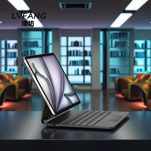 Oem/<span class=keywords><strong>ODM</strong></span> bán buôn RGB Backlit Bàn phím không dây trường hợp đối với iPad Air 13-in M2 M3 mỏng trường hợp bàn phím - Product Image 1