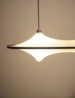 Nordique Vintage Simple Salle À Manger Lustres Acrylique Soucoupe Pendentif Lumières pour Chambre Maison LED Lampe