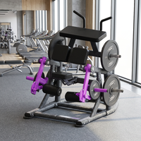 Machine à flexions de jambes debout, équipement de salle de sport commercial, machine de fitness pour l'entraînement des muscles des jambes