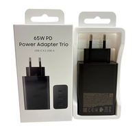 Cargador USB de 65W PD QC3.0 con Cable USB Extensible de Material GaN, Compatible con iPhone, Samsung, Teléfonos Móviles y Laptops