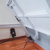 Plafonnier d'accès automatique dissimulé robuste avec moteur, design contemporain, prévention incendie pour entrepôt et entrée de centre commercial
