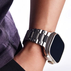 Bracelet JAETIUM en titane de grade 2, bracelet en métal titane de luxe pour Apple Watch Ultra 1 2 49 mm - Product Image 6