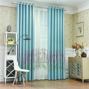 Stile nordico Rosa Pianta Fiori Camera <span class=keywords><strong>Da</strong></span> Letto Casa di Protezione Del <span class=keywords><strong>Sole</strong></span> Ganci Lavabile Ricamato <span class=keywords><strong>Tessuto</strong></span> Della Tenda// - Product Image 3