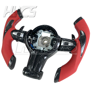 Volante de Fibra de Carbono Personalizado para Interiores de Automóviles F1 para <span class=keywords><strong>BMW</strong></span> <span class=keywords><strong>F10</strong></span> F30 E90 E92 F11 F80 F82 F83 F85 F86 F87 X3 X4 X5 - Product Image 2