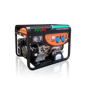 Pronto per la spedizione 2kw 5kw generatore di benzina portatile 3kw/6kw/7kw/8w/10kw generatore di benzina 12V DC 110V-240V generatore di benzina