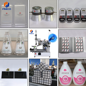 Xách tay nhãn hiệu máy dán nhãn chai vuông chai phẳng bán tự động máy dán nhãn Sticker labelling máy - Product Image 6