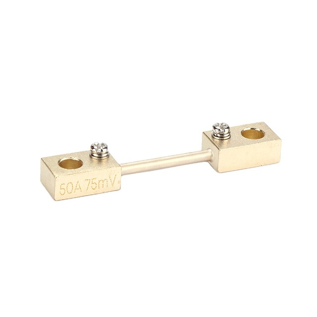 CG FL-2D 50A / 75mV Milliohm DIN Type Current DC Shunt Resistor For Ammeter Voltmeter