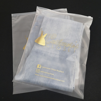 Sacs en plastique transparents refermables avec logo imprimé, antistatiques et réutilisables pour vêtements personnalisés, sweats à capuche, t-shirts et pantalons