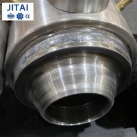 Vanne à boisseau sphérique entièrement soudée à trunnion, en acier forgé API 6D, à passage plein, extrémité soudée, pour pipeline de gaz naturel