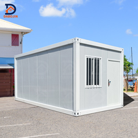 Vente en gros de petites maisons préfabriquées, kits de maison mobile prêts à être expédiés, module de conteneur, maison en bois avec matériaux de panneau sandwich en acier