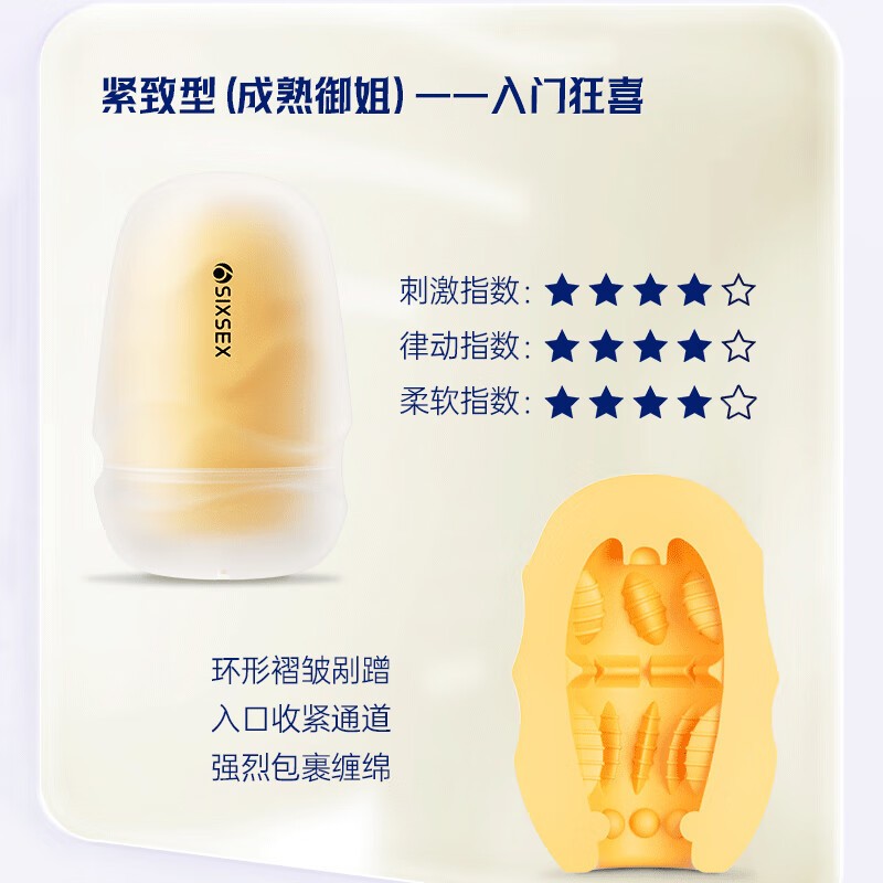 2024 Sixsex Yellow Portable Sex Toy