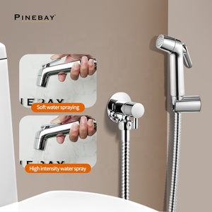PINEBAY 2024, горячая Распродажа, распылитель для ванной комнаты, мусульманский душ, биде высокого давления, спрей для унитаза, набор <span class=keywords><strong>Shattaf</strong></span> - Product Image 5