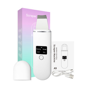 Factory Ultrasonic Skin <b>Scrubber</b> With Ion Import Export For Blackhead Removal And Pore Cleaning Home Use Facial Beauty Device - Product Image 1