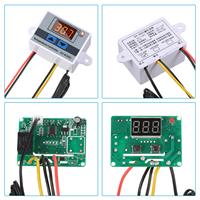 Controlador de Temperatura Digital por Microcomputadora XH-W3001 DC 110V-220V 1500W 10A, Termostato con Pantalla de Plástico IP43
