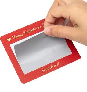 Cartes à gratter rétro pour enfants, Saint-Valentin, créez vos propres cartes-cadeaux d'échange pour la Saint-Valentin, cadeaux de fête - Product Image 4