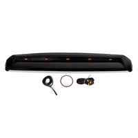 LUMA Nouvelle garniture de calandre supérieure avant en plastique de haute qualité, chromée noire, pour Toyota Tundra 2014-2021