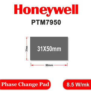 Honeywell ptm7950 nhiệt Pad CPU GPU giai đoạn thay đổi nhiệt Pad 0.2 mét 8.5 wát/MK 31x50 40x40 40x80 nhiệt Vật liệu giao diện - Product Image 5