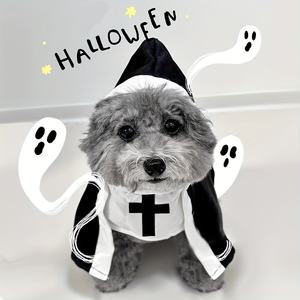 Ropa para mascotas para gatos, perros, disfraz <span class=keywords><strong>de</strong></span> Halloween, Festival <span class=keywords><strong>de</strong></span> cachorros, fiesta, <span class=keywords><strong>monja</strong></span>, Cosplay, disfraces divertidos para mascotas, ropa para perros y gatos - Product Image 5
