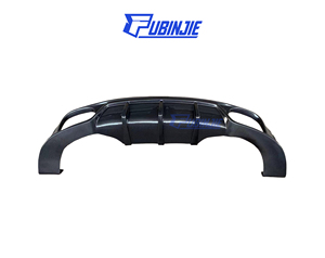 Diffuseur de pare-chocs arrière en fibre de carbone <span class=keywords><strong>Macan</strong></span> pour Porsche <span class=keywords><strong>Macan</strong></span> 95B.1 2014-2021, diffuseur arrière en carbone - Product Image 2