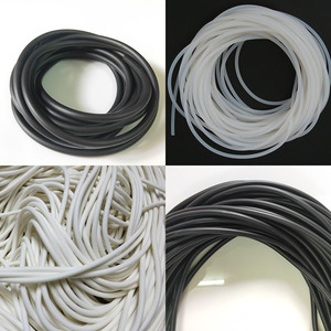 Bande de mousse de silicone à section transversale ronde, joint d'étanchéité résistant aux hautes températures de 1 à 20 mm pour l'électronique, l'automobile et le mobilier - Product Image 4