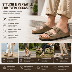 Sandalias <span class=keywords><strong>Arizona</strong></span> Estilo Birkenstock, Zuecos, Mules, Zapatos de Jardín, Birks Directo de Fábrica, Logotipo Personalizado, MOQ Bajo, Para Hombre y <span class=keywords><strong>Mujer</strong></span>, 2026 - Product Image 3