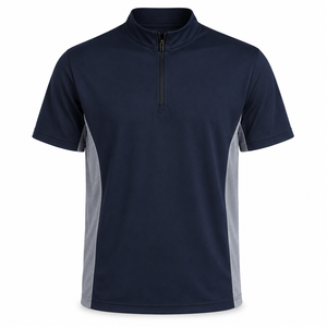 Camisetas de Golf Premium para Hombre, al por Mayor, con Cierre de Cremallera de un Cuarto, Cuello Alto, Logotipo Personalizado, Diseño Único y Elegante, Directo de Fábrica - Product Image 3