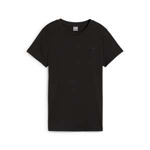 Camiseta Puma para Mujer, Negra, Corte Ajustado, Estilo Casual, Tejido de Algodón Transpirable - Product Image 1