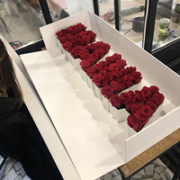 Scatola Regalo in Cartone Personalizzata con Design Floreale per la Festa della Mamma 'Ti Amo Mamma' con Rose, Laminazione Opaca e Goffratura