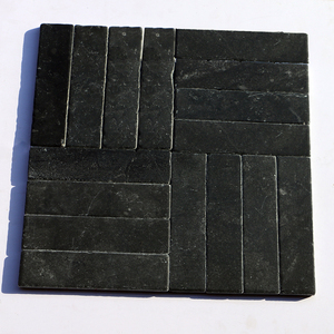 Gạch khảm đá cẩm thạch đen chống trượt gạch đá vôi đen chống mài mòn cho phòng tắm và tường & sàn bể bơi ngoài trời - Product Image 4
