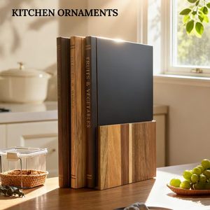Tsunemi <b>Wooden</b> Cutting Board Set Rectangle Anti-Slip Kitchen Chopping <b>Blocks</b> 3-Piece Thickened For Cooked Food - Product Image 2
