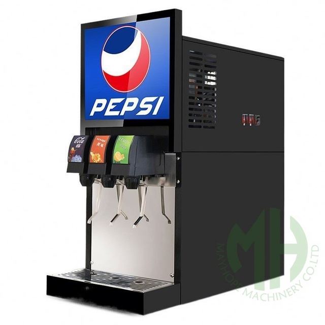 Commercial Fast Food Shop Used Cola Soda Fountain Machine/ Ice Cola Maker Dispenser Soda Cola Carbonated Beverage Dispenser