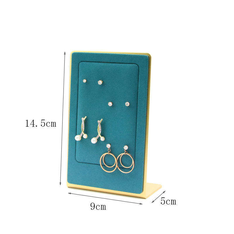 Ultra-fiber vertical earring frame blue